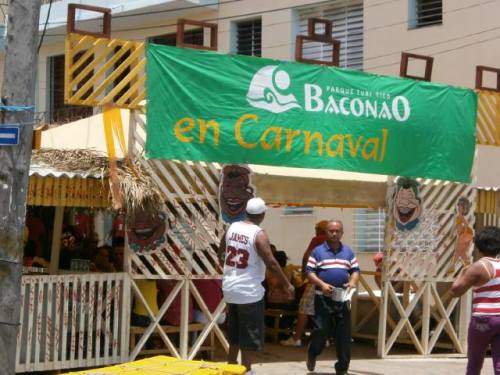 Cabaret Baconao instalación carnaval